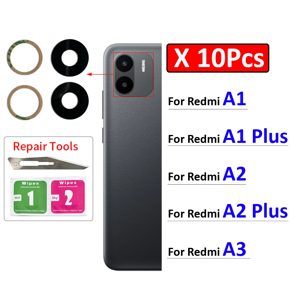10Pcs/Lot, Camera Glass For Redmi A1 A2 A3 Plus Rear Back Camera Lens Glass With Sticker
10Pcs/Lot, Camera Glass For Redmi A1 A2 A3 Plus Rear Back Camera Lens Glass With Sticker
