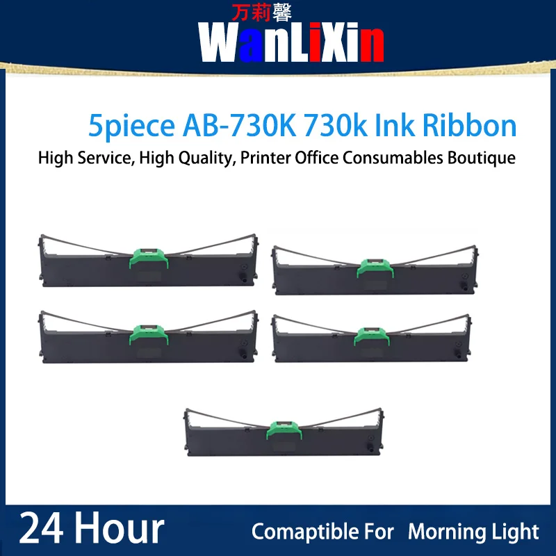 5 шт. ленточных картриджей AB-730K 730k, совместимых с Morning Light MG-N630K N610K SY-M100A
5 шт. ленточных картриджей AB-730K 730k, совместимых с Morning Light MG-N630K N610K SY-M100A