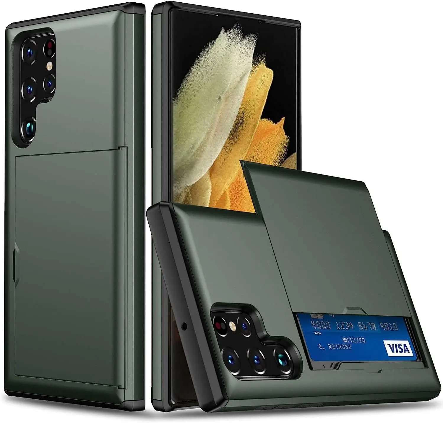 Case for Samsung Galaxy S22 S23 Military Grade Drop Protection Wallet Case with Hidden Card Slot Shockproof PC Silicone Cover
Case for Samsung Galaxy S22 S23 Military Grade Drop Protection Wallet Case with Hidden Card Slot Shockproof PC Silicone Cover