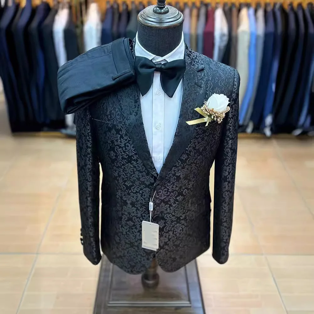 KIDWHXR Men Suit Outfit Patchwork Printed Single-breasted Long Sleeve Blazer Man Straight-leg Pant Male Stage Party 2-piece Set
KIDWHXR Men Suit Outfit Patchwork Printed Single-breasted Long Sleeve Blazer Man Straight-leg Pant Male Stage Party 2-piece Set