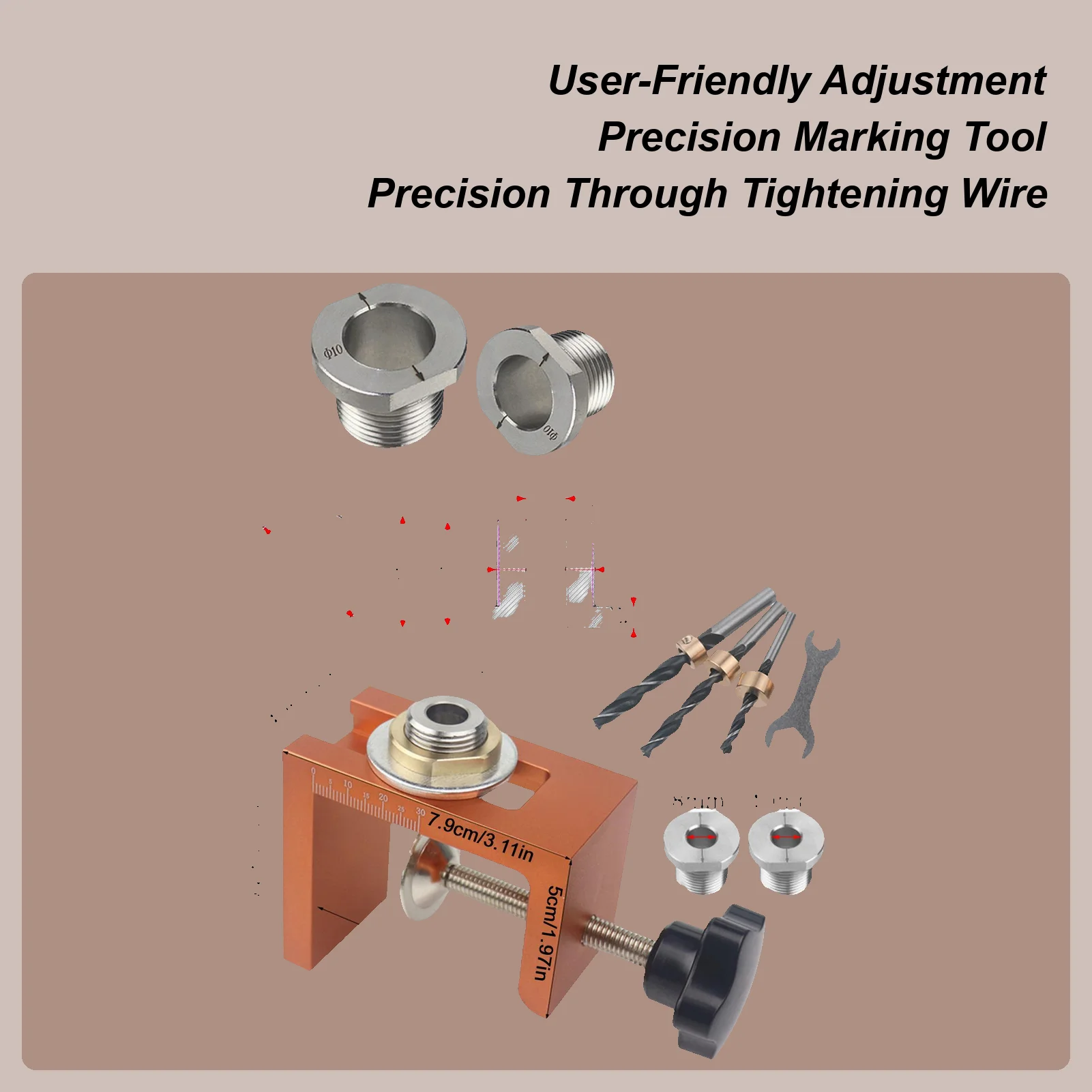 Pocket Screw Jig Kit Saw Tool Centering Clamp Guide Hole Drill Jig For Saw Woodworking Enthusiasts Professionals Carpentry
Pocket Screw Jig Kit Saw Tool Centering Clamp Guide Hole Drill Jig For Saw Woodworking Enthusiasts Professionals Carpentry