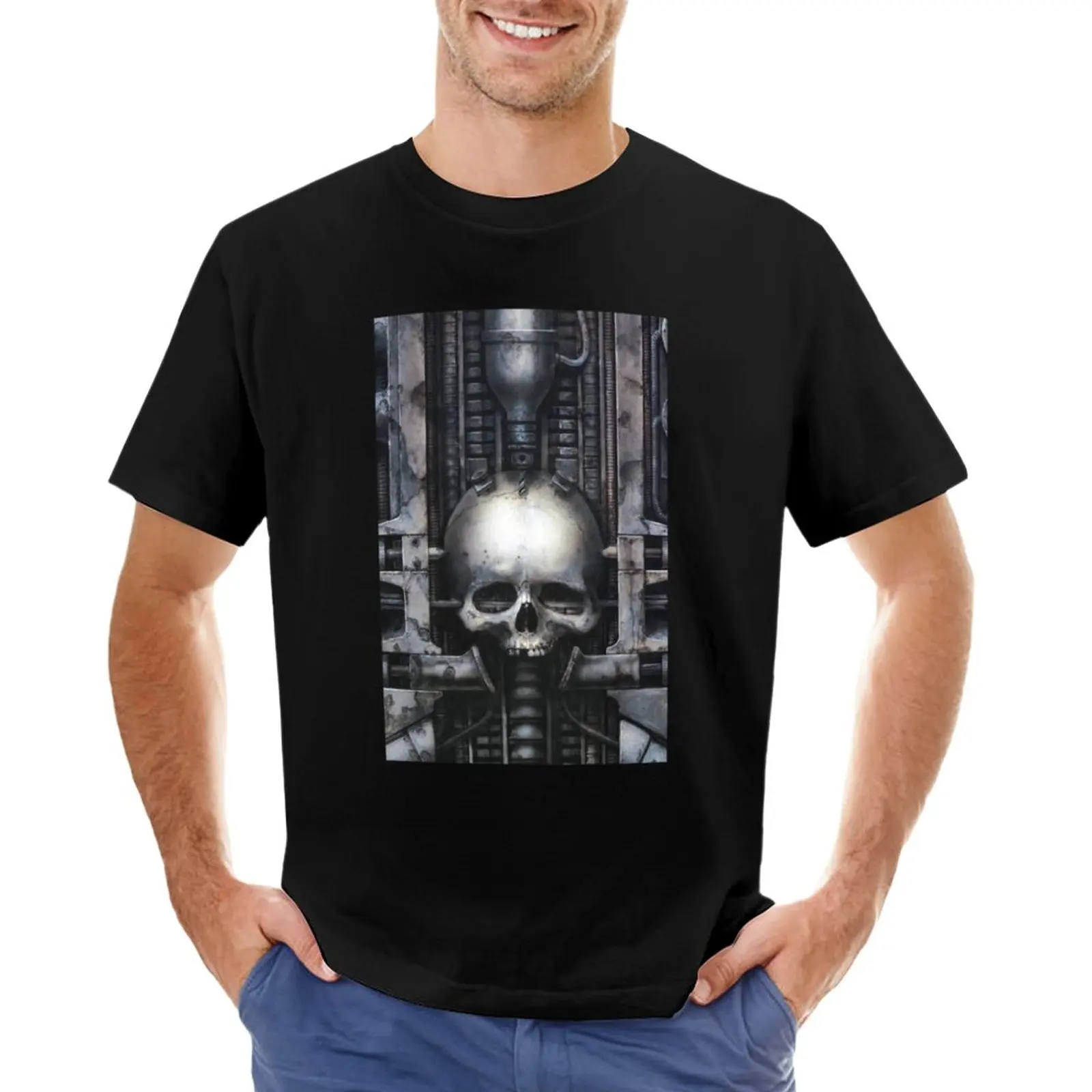 HR Giger - Schdel T-Shirt graphics t shirt slim fit t shirts for men
HR Giger - Schdel T-Shirt graphics t shirt slim fit t shirts for men
