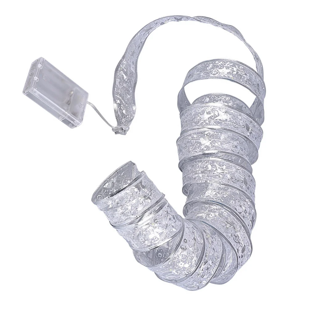 50 LED Christmas Lights Warm White 5M Operated Double Layer Ribbon String Decorative Light for Tree Party Bedroom
50 LED Christmas Lights Warm White 5M Operated Double Layer Ribbon String Decorative Light for Tree Party Bedroom