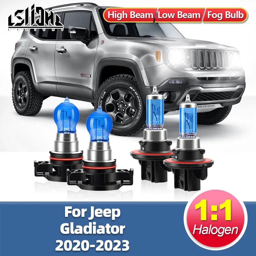 2/4 шт. галогенные лампы для Jeep Gladiator 2020 2021 2022 2023 галогенные фары 100 Вт дальнего/ближнего света 6000 К ярко-белые автомобильные противотуманные фары
2/4 шт. галогенные лампы для Jeep Gladiator 2020 2021 2022 2023 галогенные фары 100 Вт дальнего/ближнего света 6000 К ярко-белые автомобильные противотуманные фары