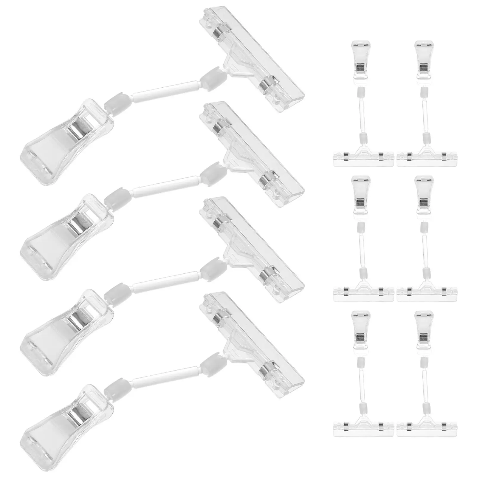 10 Pcs Price Tag Poster Clip Clear Mini Sign Clips Retail Fixture Office Plastic Display Holders Clothing Store Supplies
10 Pcs Price Tag Poster Clip Clear Mini Sign Clips Retail Fixture Office Plastic Display Holders Clothing Store Supplies