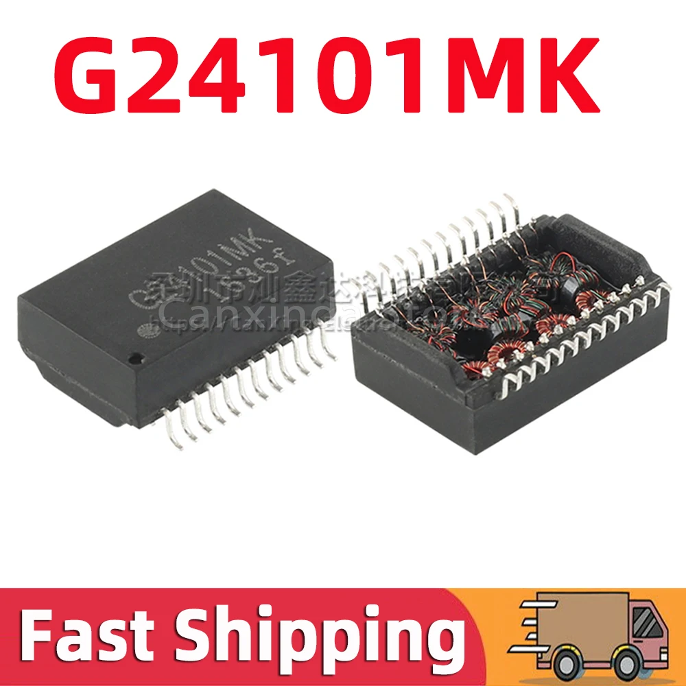 5pcs G24101MK SOP24 SMD Network Transforme 1000 Base-t Gigabit 1:1 350uH Ethernet Isolation Transformer Isolated Magnetic Filter
5pcs G24101MK SOP24 SMD Network Transforme 1000 Base-t Gigabit 1:1 350uH Ethernet Isolation Transformer Isolated Magnetic Filter