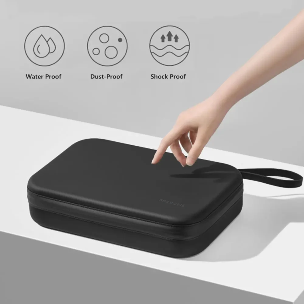 Formovie S5 dedicated storage bag with matte black texture, portable and protective, suitable for multiple scenarios
Formovie S5 dedicated storage bag with matte black texture, portable and protective, suitable for multiple scenarios