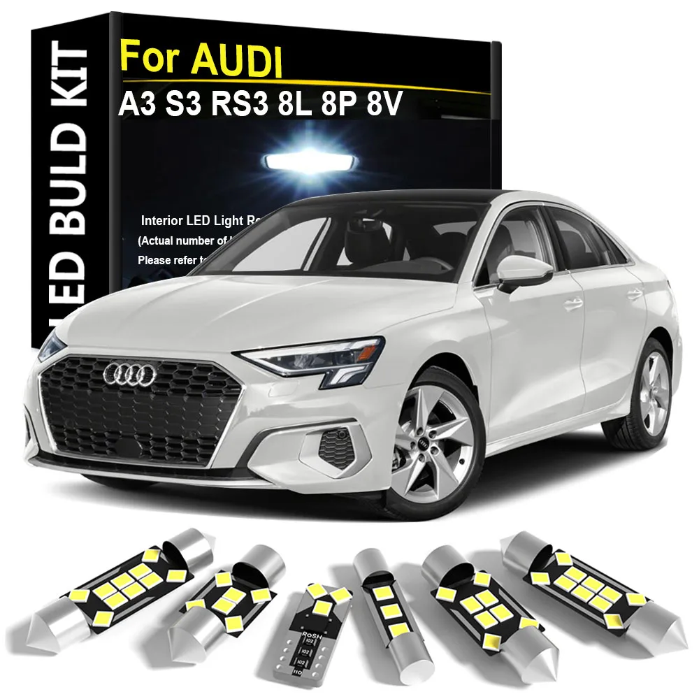 Внутренний светодиодный светильник автомобиля для AUDI A3 S3 RS3 8L 8P 8V 1996 1997 1998 1999 2000 2001 2002 2003 2004 2005 2006 2007 2008-2024 Canbus
Внутренний светодиодный светильник автомобиля для AUDI A3 S3 RS3 8L 8P 8V 1996 1997 1998 1999 2000 2001 2002 2003 2004 2005 2006 2007 2008-2024 Canbus