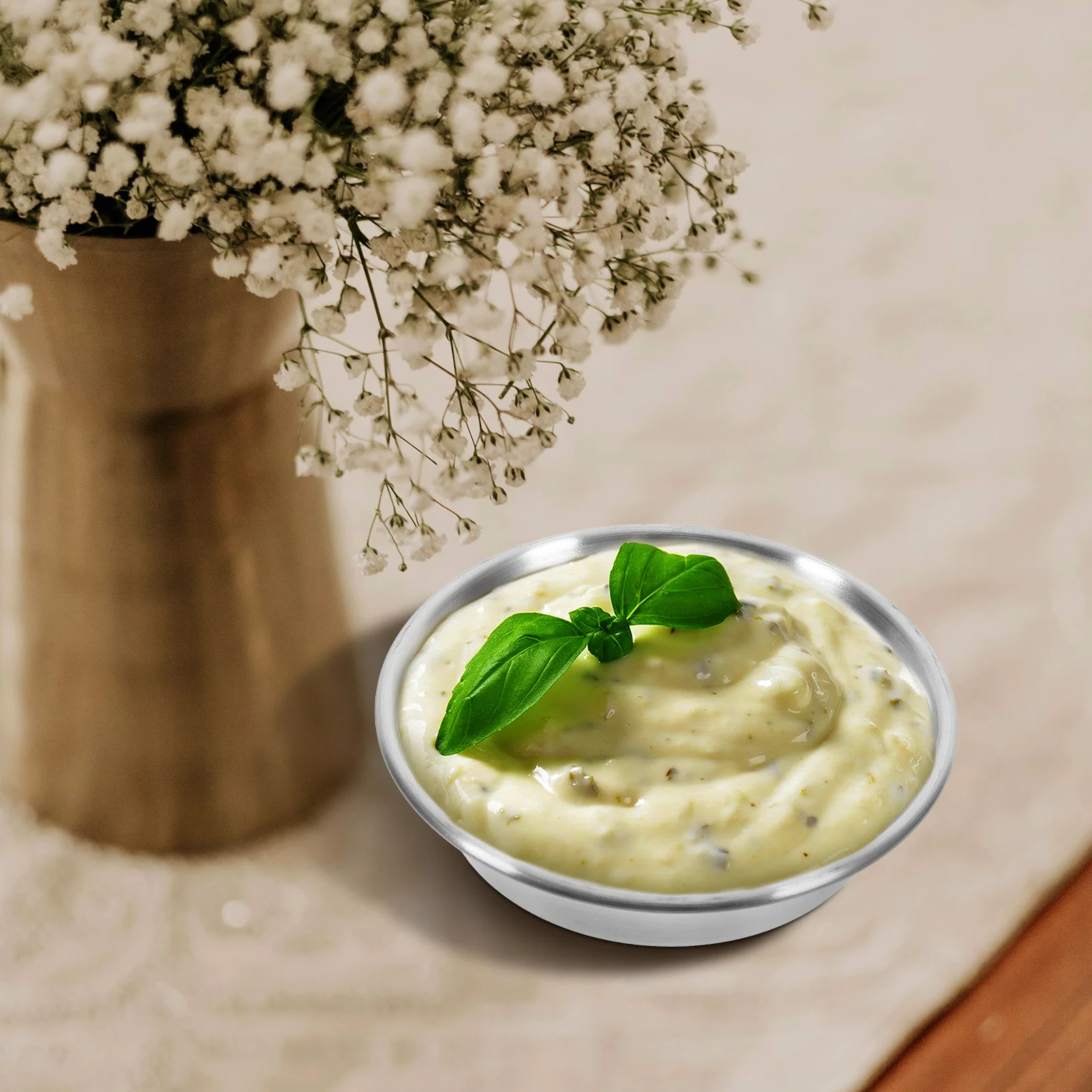 2pcs Stainless Steel Condiment Containers 10Cm Mini Seasoning Bowls For Sauce Soy Vinegar Salt Salad Dressing Dipping Cups
2pcs Stainless Steel Condiment Containers 10Cm Mini Seasoning Bowls For Sauce Soy Vinegar Salt Salad Dressing Dipping Cups