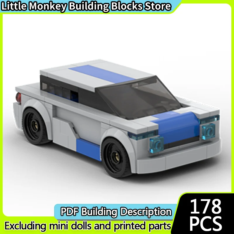 Модель скоростного гоночного автомобиля MOC, строительные кирпичи, классический спортивный фургон, модульная технология, детские праздничные подарки, сборные игрушки, костюм
Модель скоростного гоночного автомобиля MOC, строительные кирпичи, классический спортивный фургон, модульная технология, детские праздничные подарки, сборные игрушки, костюм