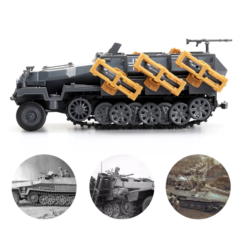 1/72 WWII German Army Sd.kfz.251 Half-Track Vehicle Military Model Assembly Tank Truck Cannon Car 4D Puzzle Plastic Model Toys
1/72 WWII German Army Sd.kfz.251 Half-Track Vehicle Military Model Assembly Tank Truck Cannon Car 4D Puzzle Plastic Model Toys