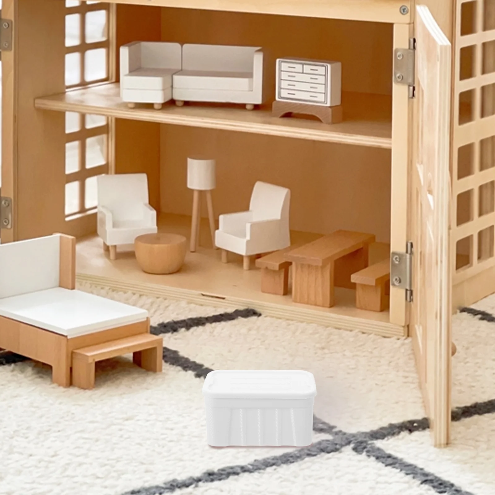 1:12 Scale Mini Storage Boxes White Set of 3 Realistic Miniature Scene Accessories for Dollhouse Closet Organizer Kitchen
1:12 Scale Mini Storage Boxes White Set of 3 Realistic Miniature Scene Accessories for Dollhouse Closet Organizer Kitchen