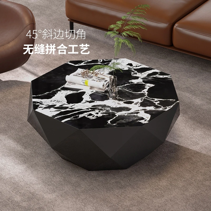 Coffee table light luxury high-end designer living room 2025 new Italian minimalist creative black high-end diamond coffee table
Coffee table light luxury high-end designer living room 2025 new Italian minimalist creative black high-end diamond coffee table