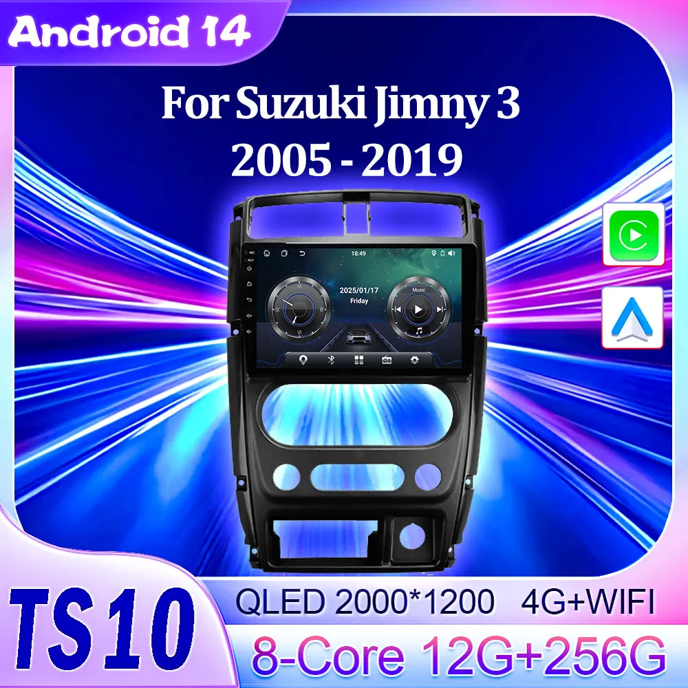 Для Suzuki Jimny 3 2005-2019 Автомобильный мультимедийный плеер Android 14 2din Сенсорный экран Авторадио GPS-навигация Bluetooth Зеркальная связь
Для Suzuki Jimny 3 2005-2019 Автомобильный мультимедийный плеер Android 14 2din Сенсорный экран Авторадио GPS-навигация Bluetooth Зеркальная связь