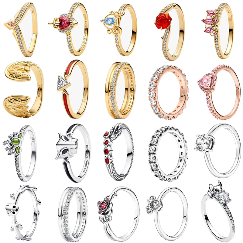 S925 Sterling Silver Everlasting Sparkle Heart Crown Ring Fit Women - A beautiful jewelry gift suitable for ladies
S925 Sterling Silver Everlasting Sparkle Heart Crown Ring Fit Women - A beautiful jewelry gift suitable for ladies