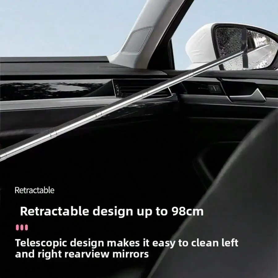 Car Mirror Water Wiper, Retractable Cleaning Tool For Rearview Mirror Rain Removal
Car Mirror Water Wiper, Retractable Cleaning Tool For Rearview Mirror Rain Removal