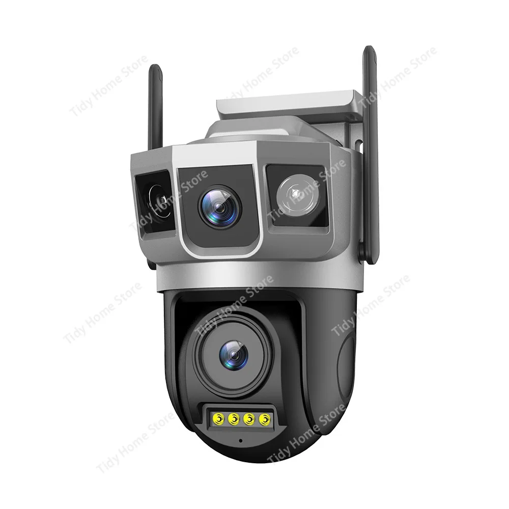 Панорамная камера наблюдения V380 с 3 экранами 4G: удаленный мобильный доступ, водонепроницаемость на открытом воздухе, функция PTZ, интеллектуальный мониторинг
Панорамная камера наблюдения V380 с 3 экранами 4G: удаленный мобильный доступ, водонепроницаемость на открытом воздухе, функция PTZ, интеллектуальный мониторинг