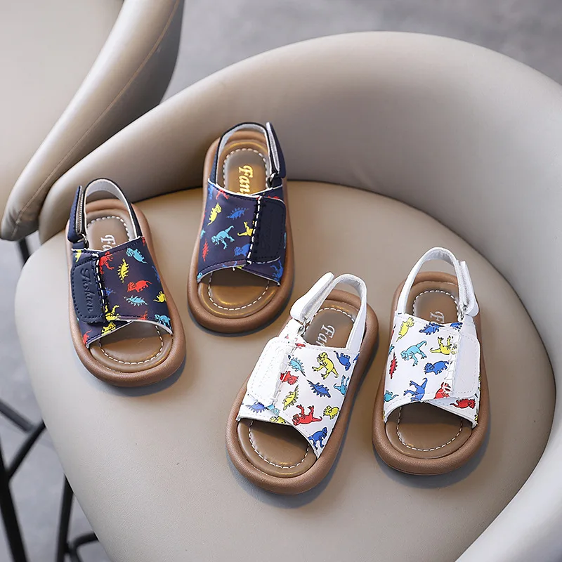 Summer Kids Sandals Cute Dinosaur Baby Boys Shoes Soft Bottom Children Boys Beach Sandals
Summer Kids Sandals Cute Dinosaur Baby Boys Shoes Soft Bottom Children Boys Beach Sandals