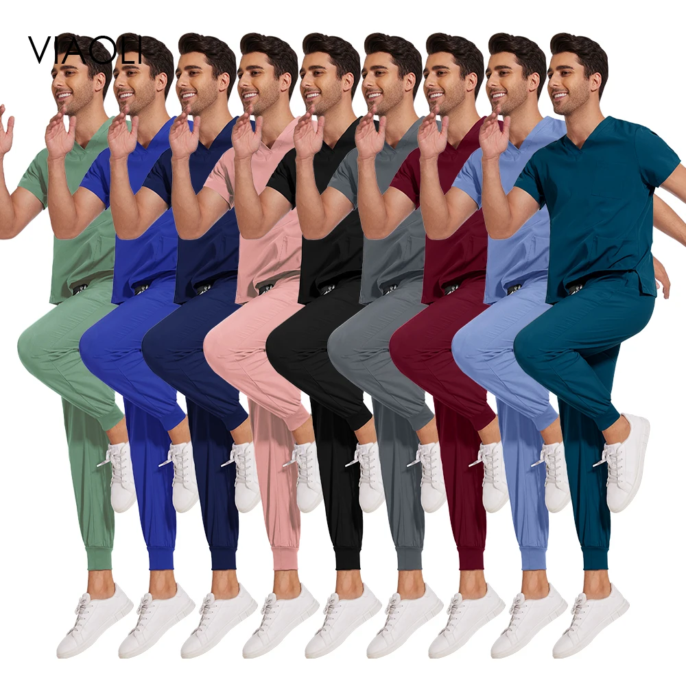 Scrubs Uniforms Sets Nursing Medical Scrubs Short Sleeve Top Jogger Sets Nurse Uniforms Sets High Quality Quick Drying Workwear
Scrubs Uniforms Sets Nursing Medical Scrubs Short Sleeve Top Jogger Sets Nurse Uniforms Sets High Quality Quick Drying Workwear