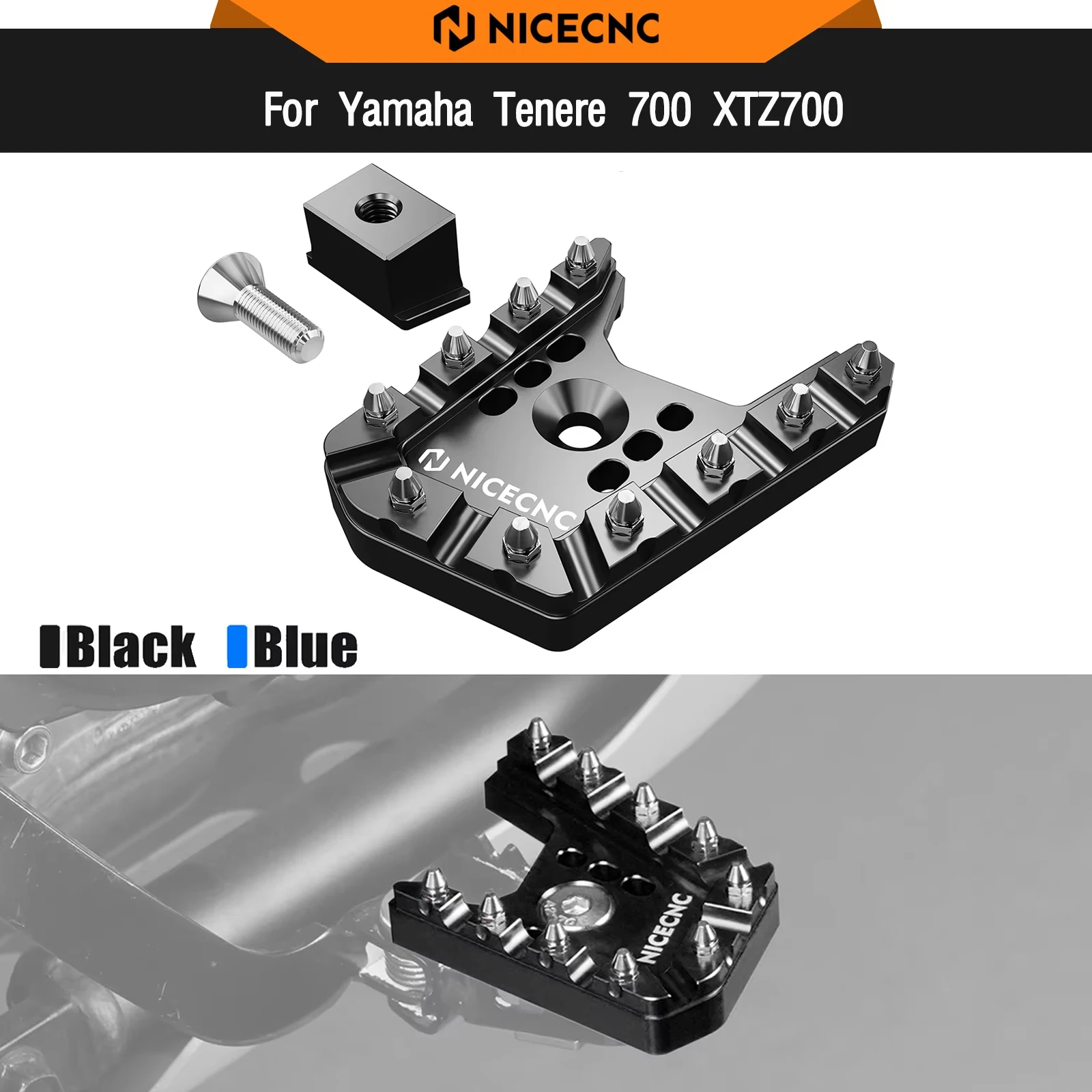 For Yamaha 2019-2024 2023 Tenere 700 XTZ700 XTZ 700 Brake Lever Pedal Extension Plate Tenere700 T700 Rally Edition 2020-2024
For Yamaha 2019-2024 2023 Tenere 700 XTZ700 XTZ 700 Brake Lever Pedal Extension Plate Tenere700 T700 Rally Edition 2020-2024