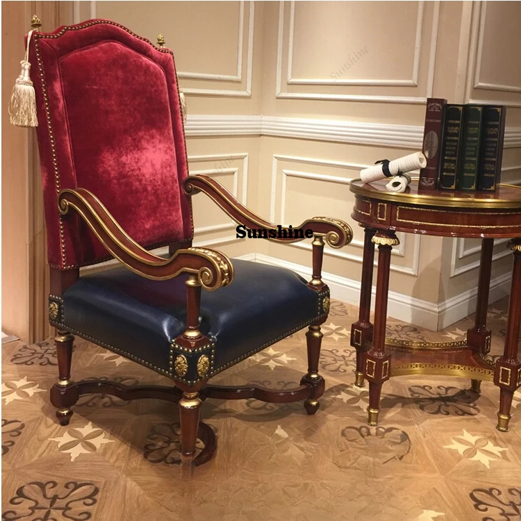 Solid wood carving flower armrest single sofa balcony American country leisure chair
Solid wood carving flower armrest single sofa balcony American country leisure chair