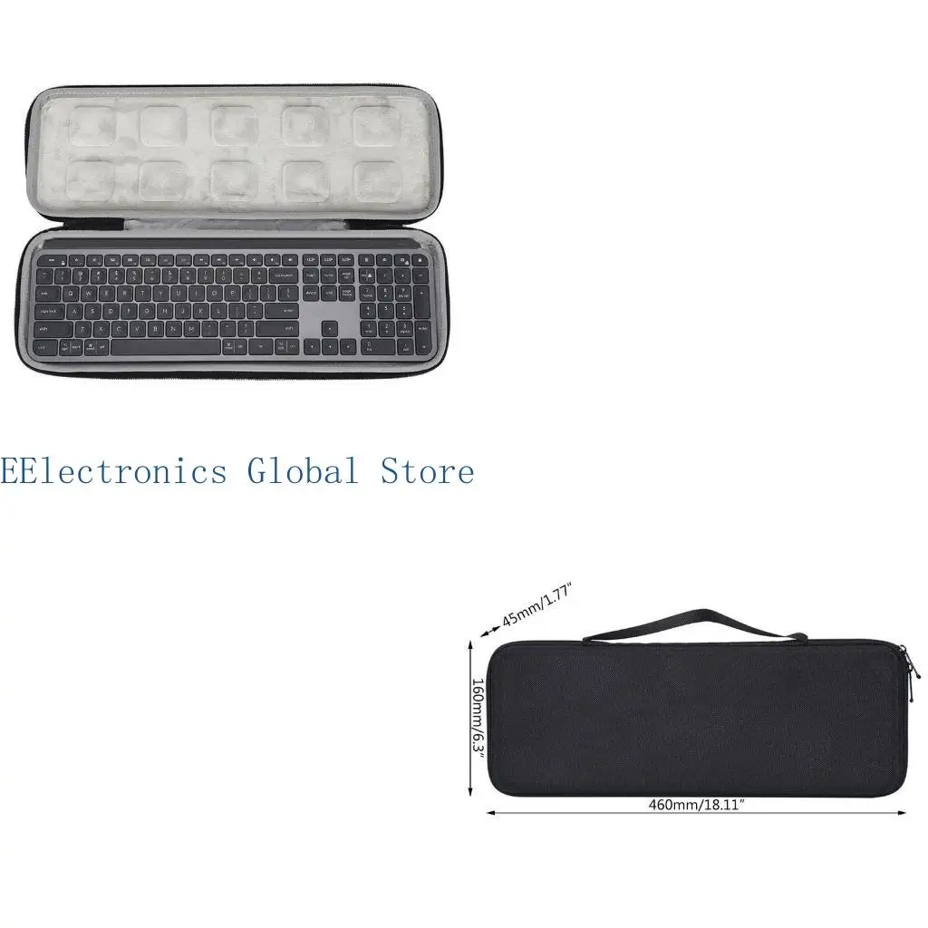 462B Protable EVA Hard Storage for Case Waterproof Protective Bag Box for MX Keys Advanced Wireless Illuminated Keyboard
462B Protable EVA Hard Storage for Case Waterproof Protective Bag Box for MX Keys Advanced Wireless Illuminated Keyboard