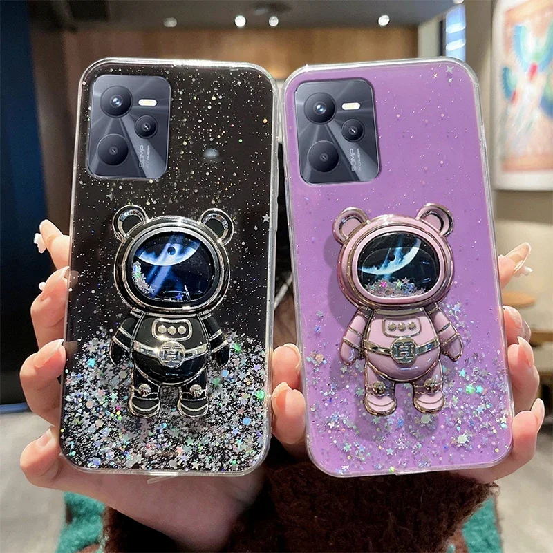 Astronaut Quicksand Stand Case For Realme 9 Pro Plus 9 4G 8 8i For Realme 9 5G 7 7i 9i 8 Pro Glitter Transparent Starry Cover
Astronaut Quicksand Stand Case For Realme 9 Pro Plus 9 4G 8 8i For Realme 9 5G 7 7i 9i 8 Pro Glitter Transparent Starry Cover