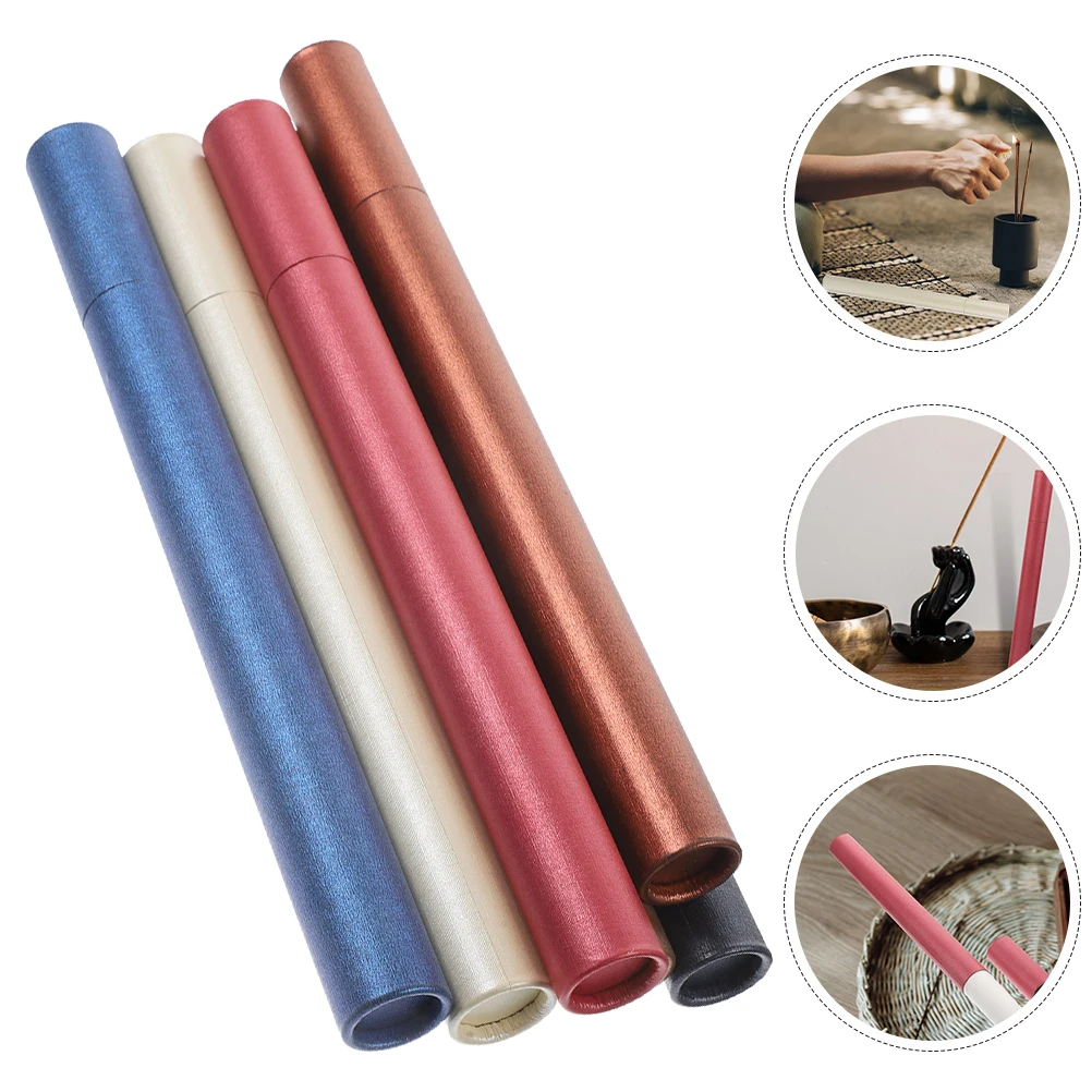 12 Pcs Incense Tube Stick Storage Household Burner for Meditation Container Paper Fragrant Holder 
12 Pcs Incense Tube Stick Storage Household Burner for Meditation Container Paper Fragrant Holder