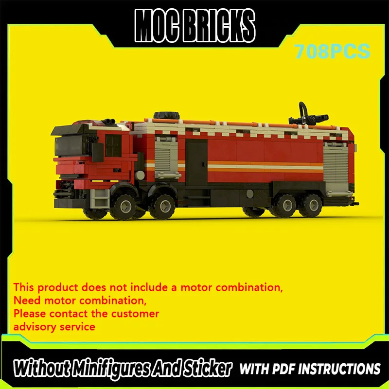Модель городской спасательной машины MOC: Конструктор с водяной пушкой, пожарная машина, модульная технология, подарки, праздничные наборы для сборки, детские игрушки
Модель городской спасательной машины MOC: Конструктор с водяной пушкой, пожарная машина, модульная технология, подарки, праздничные наборы для сборки, детские игрушки