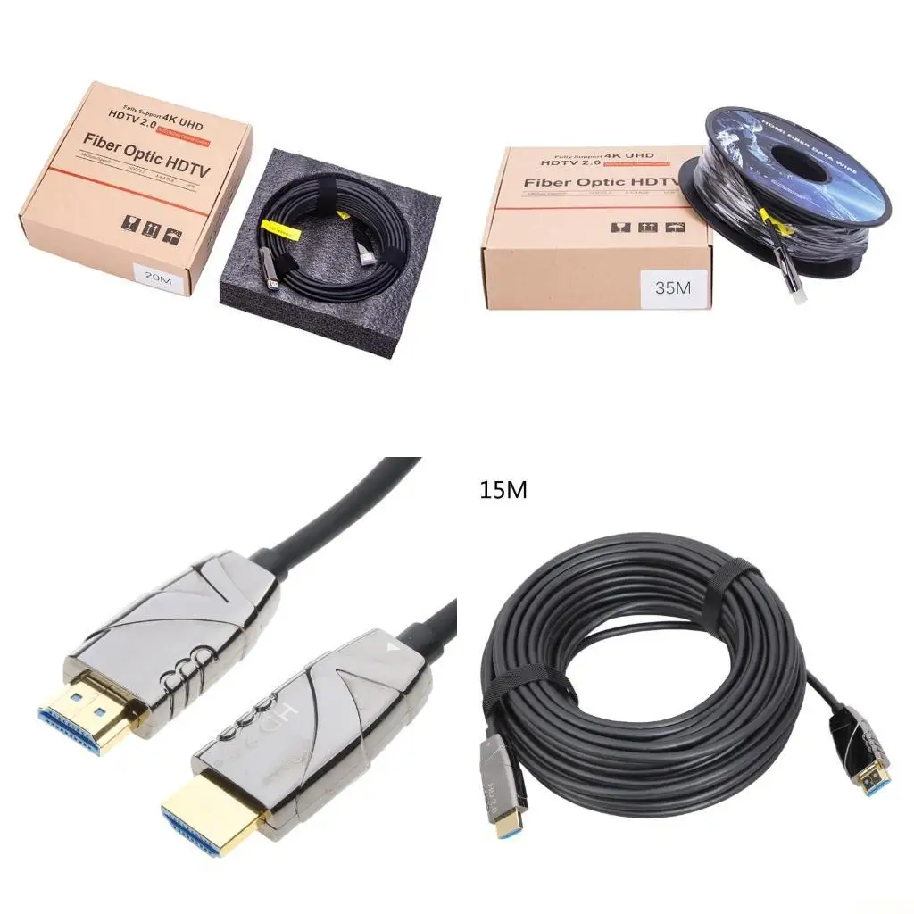 B03F PC Optical Fiber Cable 2.0 4K 60Hz Support 3D 18Gbps
B03F PC Optical Fiber Cable 2.0 4K 60Hz Support 3D 18Gbps