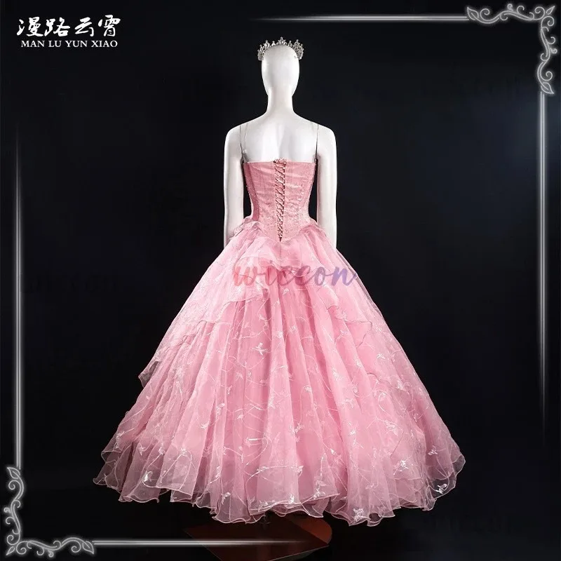 NewWicked Glinda Cosplay Women Dress Fantasia Costume Disguise for Female Fairy Dresses Role Play Outfits Halloween Carnival Sui 
NewWicked Glinda Cosplay Women Dress Fantasia Costume Disguise for Female Fairy Dresses Role Play Outfits Halloween Carnival Sui