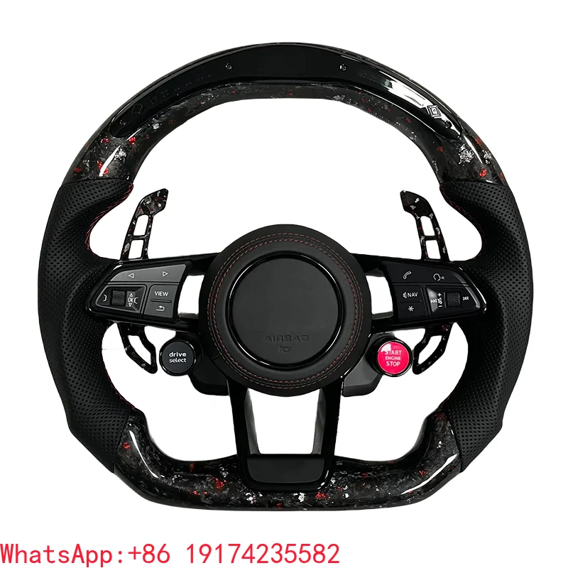 Black Perforated Leather Forged Carbon Fibre LED Steering Wheel for Au-dis RS4 RS5 RS6 A4 A6 A8 RS3 S6 A3 A5 A7
Black Perforated Leather Forged Carbon Fibre LED Steering Wheel for Au-dis RS4 RS5 RS6 A4 A6 A8 RS3 S6 A3 A5 A7