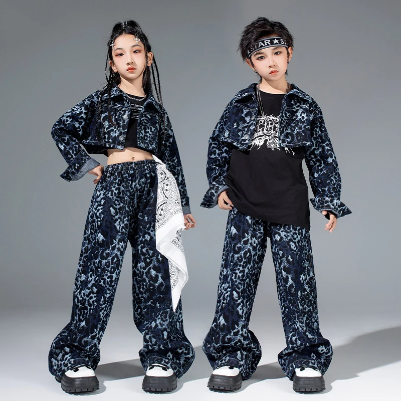 2024 Kids Hip Hop Dance Clothes Girls Jazz Dance Leopard Suit Crop Tops Pants Boys Street Dance Performance Stage Wear BL14164
2024 Kids Hip Hop Dance Clothes Girls Jazz Dance Leopard Suit Crop Tops Pants Boys Street Dance Performance Stage Wear BL14164