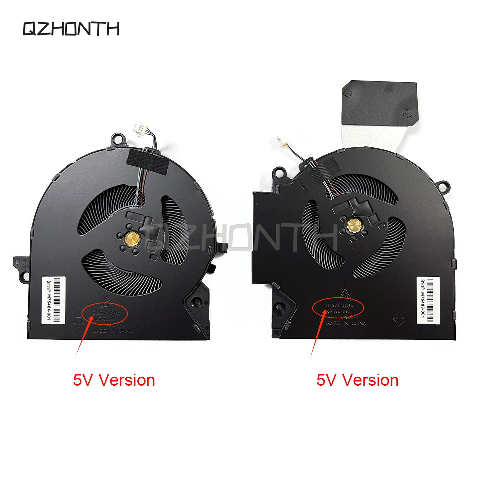 Новый охлаждающий вентилятор процессора + графического процессора для HP OMEN 16-B 16-C M75485-001 M75486-001 (версия 5 В)
Новый охлаждающий вентилятор процессора + графического процессора для HP OMEN 16-B 16-C M75485-001 M75486-001 (версия 5 В)