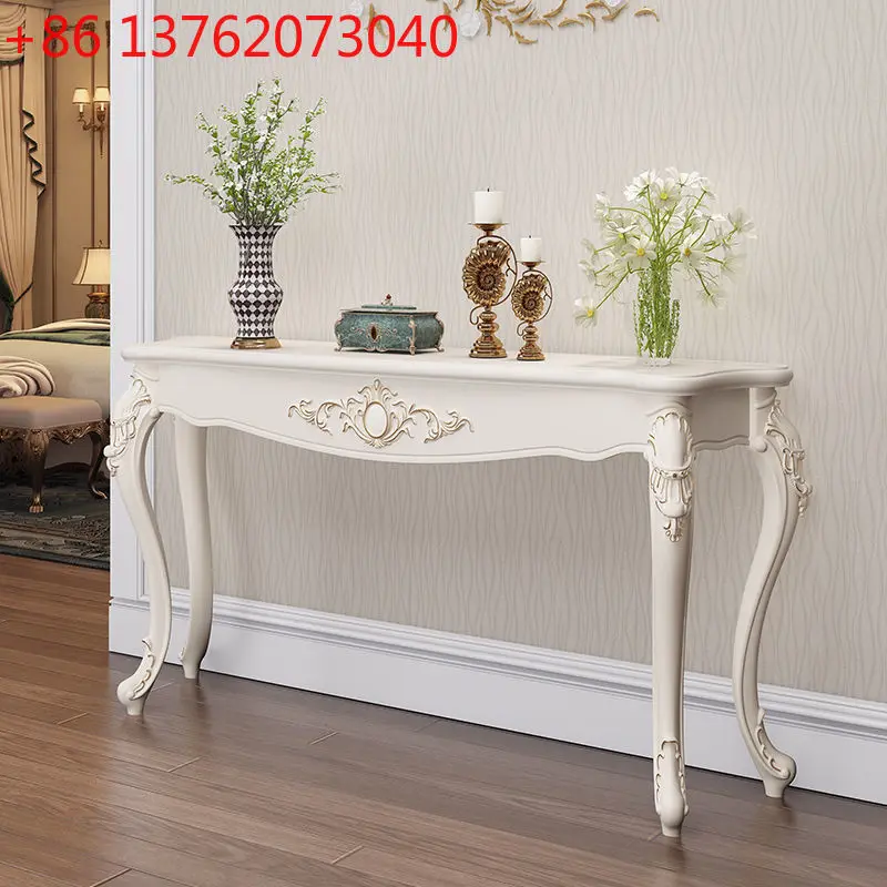 European-style entrance table Xuan fashion wall table Semi-round light luxury simple foyer cabinet
European-style entrance table Xuan fashion wall table Semi-round light luxury simple foyer cabinet