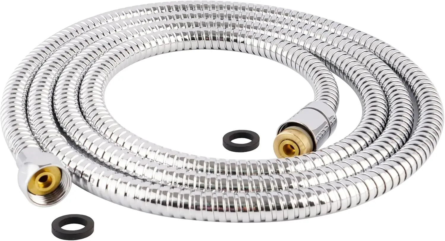 Stainless Steel Shower Hose 90 inch Replacement with Brass Fittings for Handheld Shower Head and Bidet Sprayer
Stainless Steel Shower Hose 90 inch Replacement with Brass Fittings for Handheld Shower Head and Bidet Sprayer