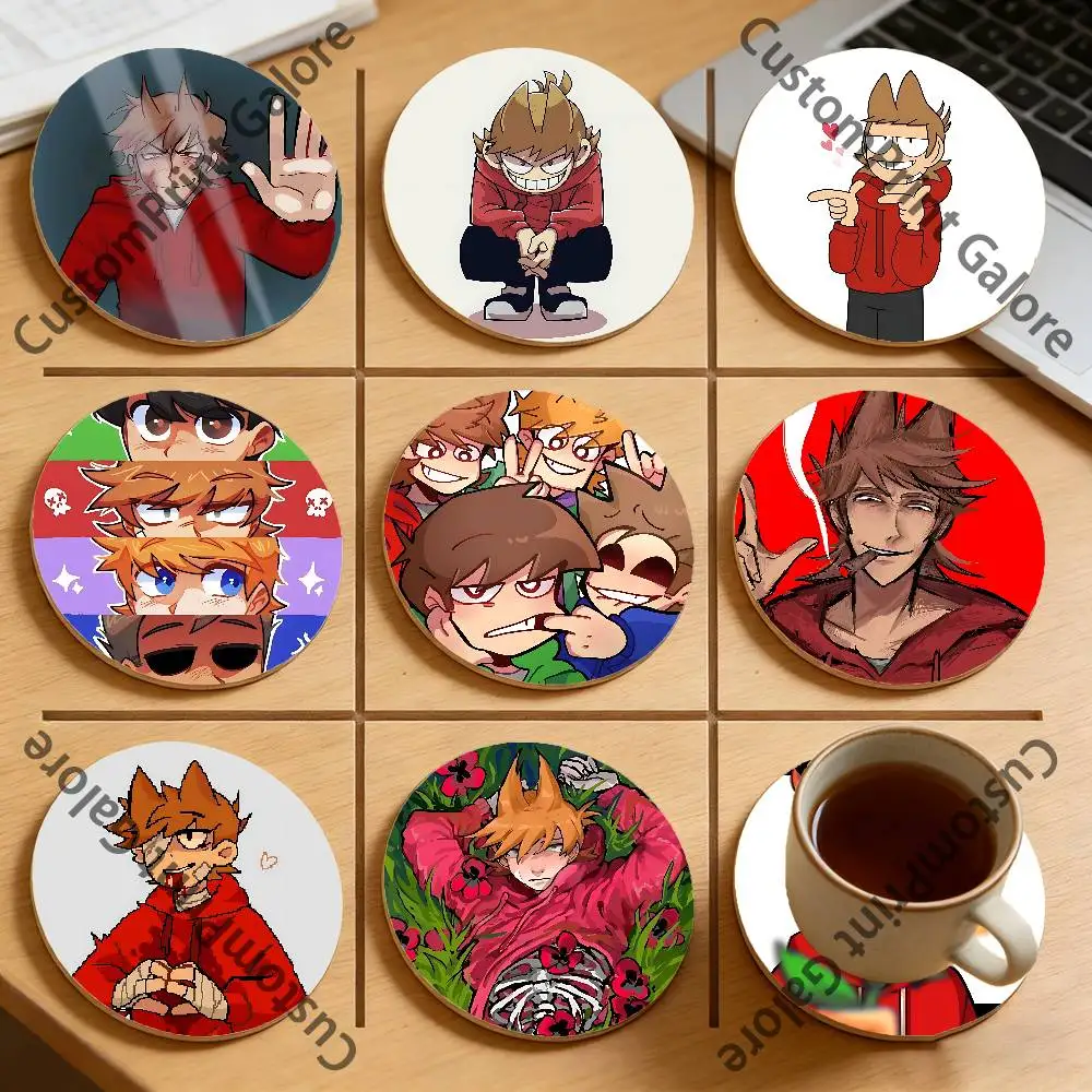 E-Eddsworld Tord Round Pine Coasters Durable Reusable Beautiful Home Decor Non-Slip Water-Resistant
E-Eddsworld Tord Round Pine Coasters Durable Reusable Beautiful Home Decor Non-Slip Water-Resistant