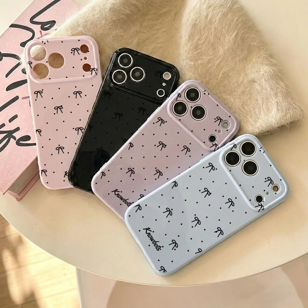 Korean Bow Dots Soft Silicone Phone Case For iPhone 14 Pro Case iPhone 17 16 15 13 12 11 Pro Max Cute Girl Shockproof Back Cover
Korean Bow Dots Soft Silicone Phone Case For iPhone 14 Pro Case iPhone 17 16 15 13 12 11 Pro Max Cute Girl Shockproof Back Cover