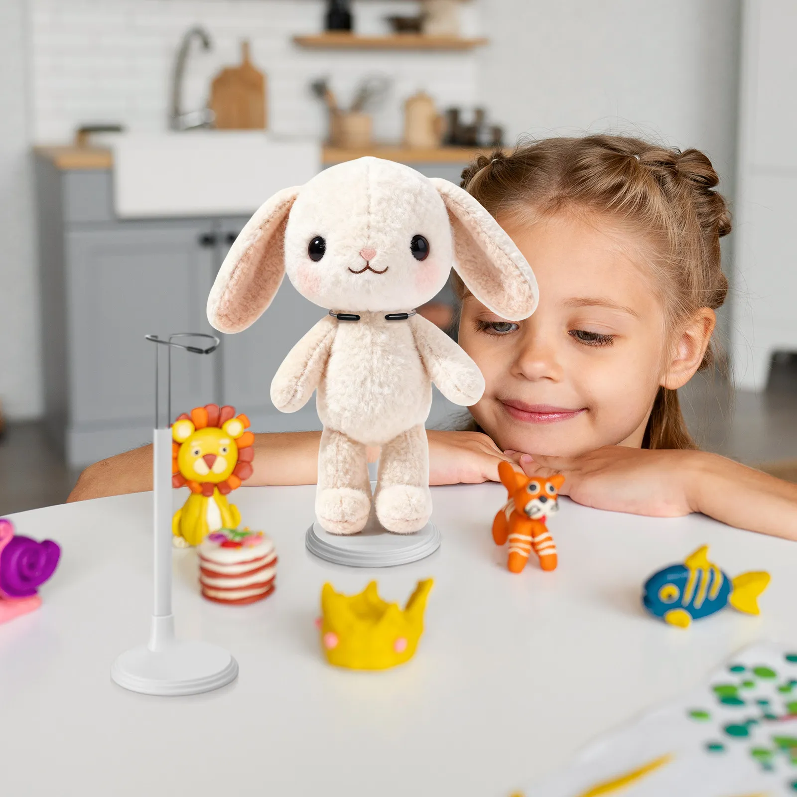 4 шт. прозрачных пластиковых подставок для фигурок, держателей для хранения мягких игрушек, портативных органайзеров для детских игрушек
4 шт. прозрачных пластиковых подставок для фигурок, держателей для хранения мягких игрушек, портативных органайзеров для детских игрушек