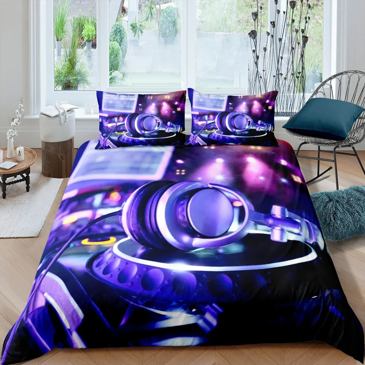 Home Living Luxury 3D DJ Earphone Bedding Set Music Duvet Cover Pillowcase Queen and King EU/US/AU/UK Size Comforter Bedding
Home Living Luxury 3D DJ Earphone Bedding Set Music Duvet Cover Pillowcase Queen and King EU/US/AU/UK Size Comforter Bedding