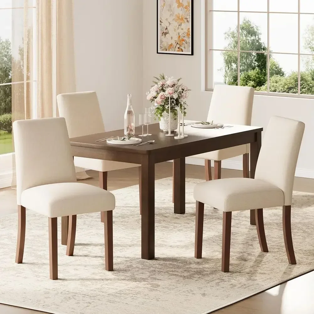Dining Chairs Set o 4, ern Dining Room Chairs with Wooden Legs, Upholstered Kitchen armhouse Parsons Chairs or Restaurant & Cae-
Dining Chairs Set o 4, ern Dining Room Chairs with Wooden Legs, Upholstered Kitchen armhouse Parsons Chairs or Restaurant & Cae-