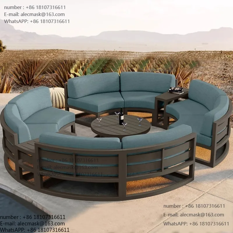 Modern Nordic outdoor sofa coffee table garden set catering aluminum frame
Modern Nordic outdoor sofa coffee table garden set catering aluminum frame