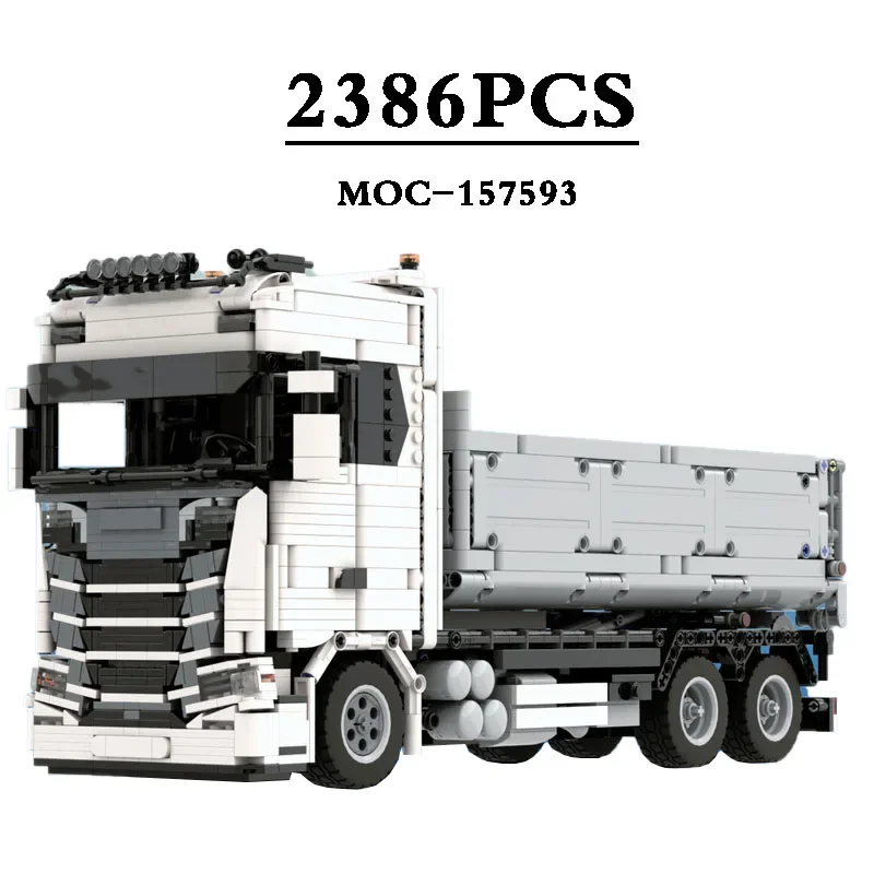 New MOC-157593 for Truck 770S and Low Loader ( 1:21 ) Building Block Toy Splicing Building Block 2386CS Christmas Gift
New MOC-157593 for Truck 770S and Low Loader ( 1:21 ) Building Block Toy Splicing Building Block 2386CS Christmas Gift