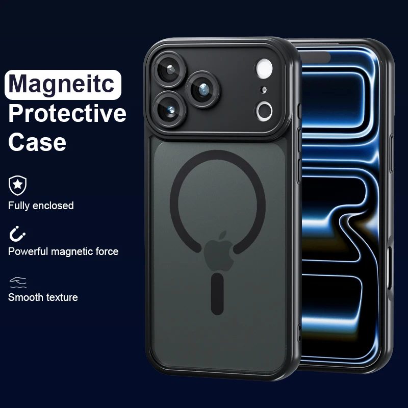 Minimalism Magnetic Armor Shockproof Case For iPhone 15 Pro Max 17 16 14 13 12 11 Trend Magsafe Wireless Charge Protector Coque
Minimalism Magnetic Armor Shockproof Case For iPhone 15 Pro Max 17 16 14 13 12 11 Trend Magsafe Wireless Charge Protector Coque