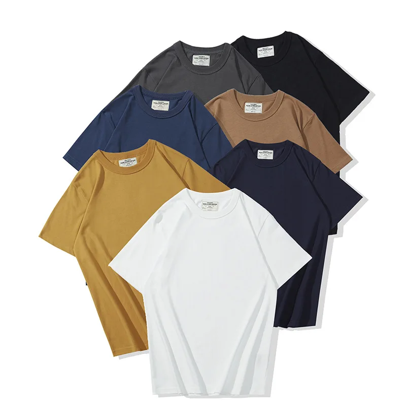 230g/m² Cotton Good Quality White Tees Summer Fashion Men's Short Sleeve Loose Casual Simple Basic Pullover Daily T-shirt Male
230g/m² Cotton Good Quality White Tees Summer Fashion Men's Short Sleeve Loose Casual Simple Basic Pullover Daily T-shirt Male