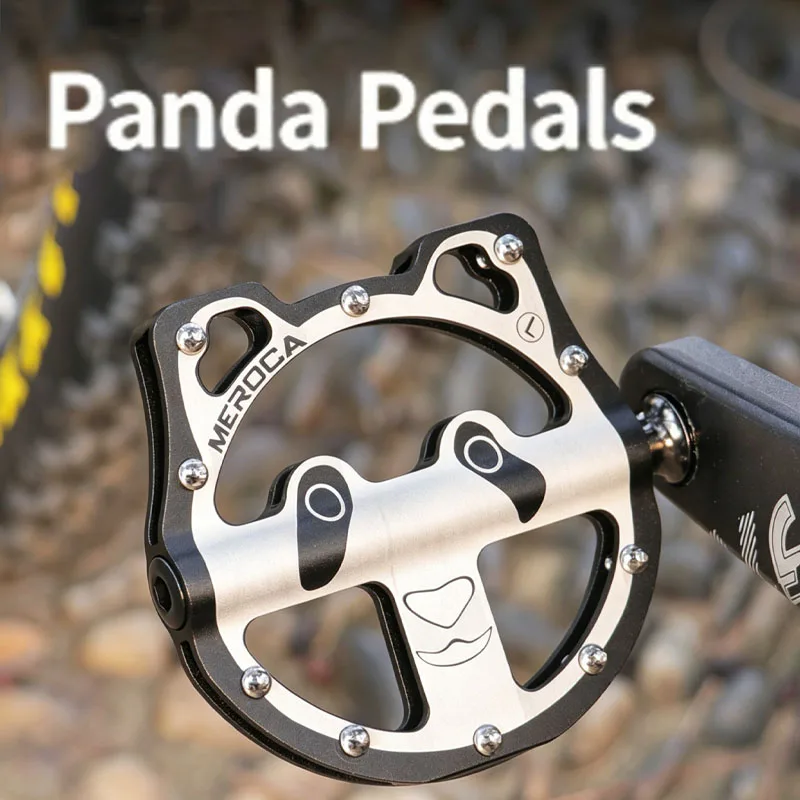 Cartoon Panda Shaped Bicycle Pedal 3 Bearing Aluminum Alloy Folding Bike Pedal Non-Slip for MTB Road Cycling
Cartoon Panda Shaped Bicycle Pedal 3 Bearing Aluminum Alloy Folding Bike Pedal Non-Slip for MTB Road Cycling