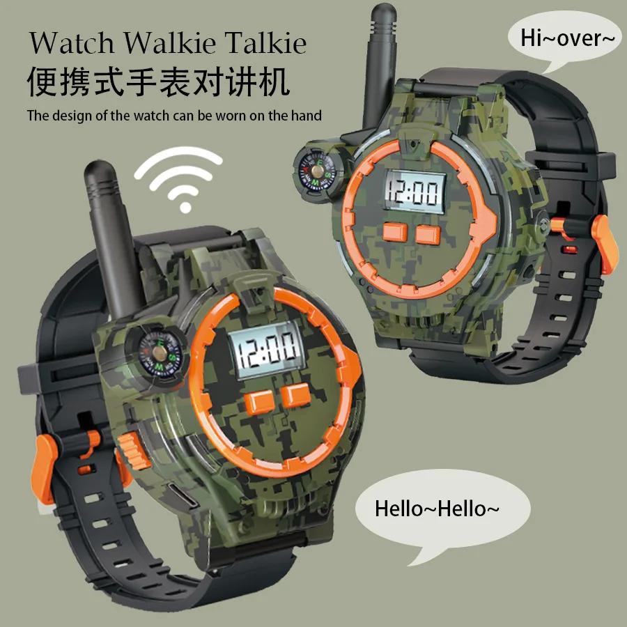 Children's walkie-talkie watch, wireless remote communication, rechargeable, parent-child interaction, indoor and outdoor toys
Children's walkie-talkie watch, wireless remote communication, rechargeable, parent-child interaction, indoor and outdoor toys