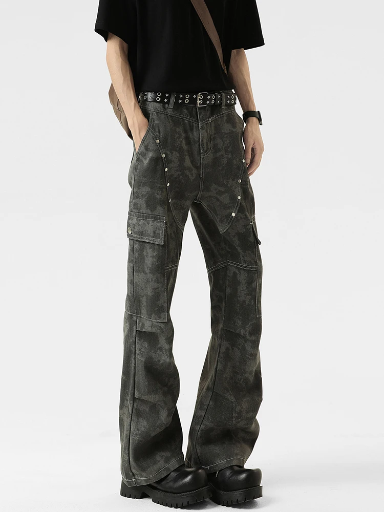 Американские камуфляжные рабочие джинсы для мужчин: модные широкие брюки с рифленым дизайном, прямые джинсы-трубы
Американские камуфляжные рабочие джинсы для мужчин: модные широкие брюки с рифленым дизайном, прямые джинсы-трубы