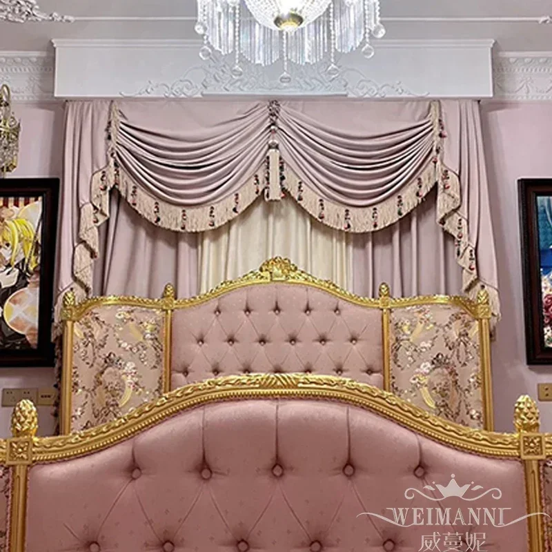 New Pink Senior Lace Decorative Velvet Curtains For Living Room Study Bedroom Villa High Window Floor Windows Customised Valance
New Pink Senior Lace Decorative Velvet Curtains For Living Room Study Bedroom Villa High Window Floor Windows Customised Valance