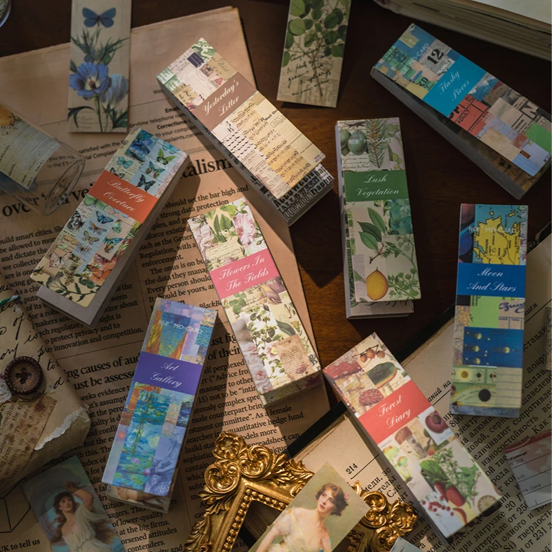 Набор из 50 листов винтажных стикеров из бумаги васи: бабочки и растения для джанк-журналов, скрапбукинга, коллажей и декора
Набор из 50 листов винтажных стикеров из бумаги васи: бабочки и растения для джанк-журналов, скрапбукинга, коллажей и декора